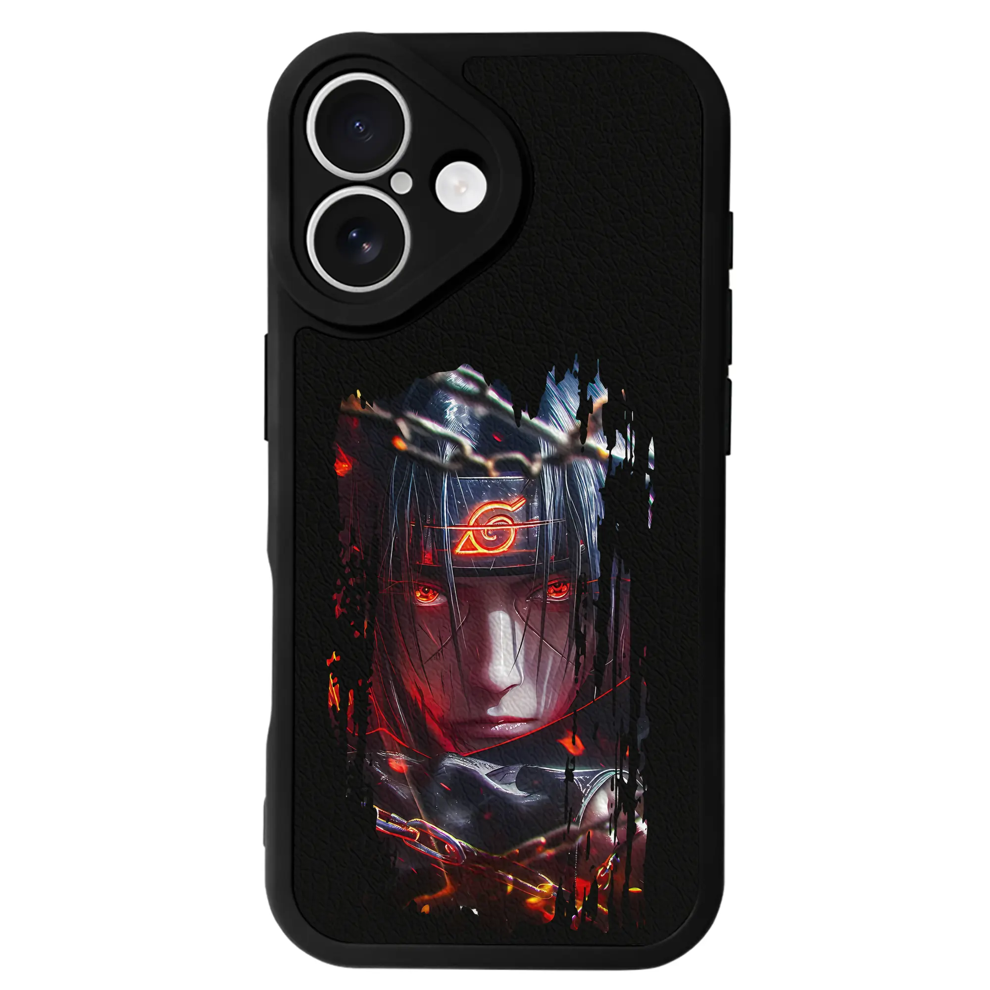 ナルト グッズ うちは イタチ - IPhone 16シリーズ対応 ・ シリコンスマホケース ・ レザー調 ・ 高精度フィット ・ 耐衝撃 ・ ワイヤレス充電対応 ・ 精密カット